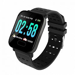 NEOGO SmartWatch A6, okosóra, fekete