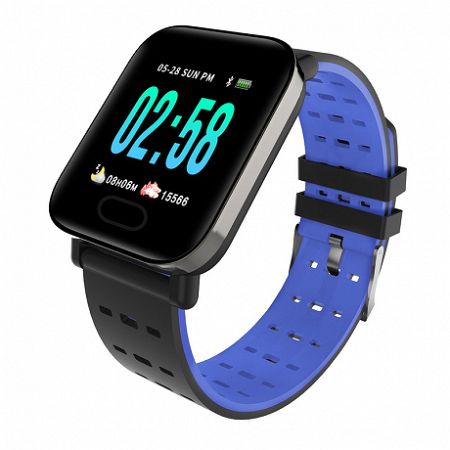 NEOGO SmartWatch A6, okosóra, kék