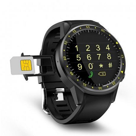 NEOGO SmartWatch F1, okosóra, fekete