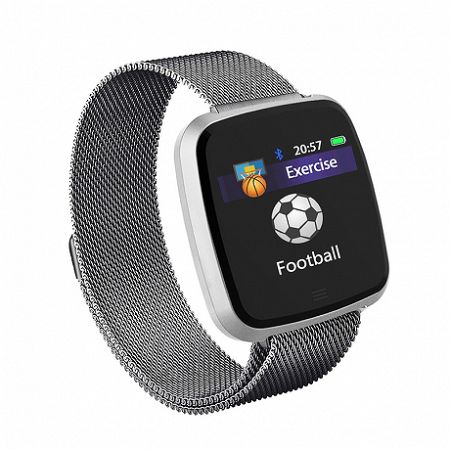 NEOGO SmartWatch G12, okosóra, ezüst