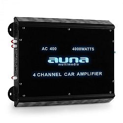 4-csatornás autóba alkalmas erősítő Auna, 4000 W