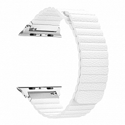 Apple Watch Leather Loop 38/40mm szíj, White