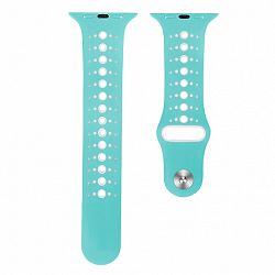 Apple Watch Silicone Sport 38/40mm szíj, Teal White