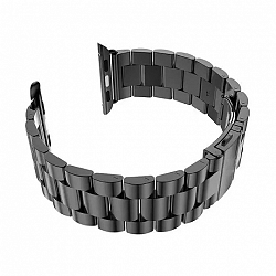 Apple Watch Stainless Steel Boston 42/44mm szíj, Black