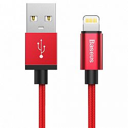 Baseus AntiLa Series Simple Version kábel USB Lightning 1M 2.4A MFI piros (CAETRTC-MF09)