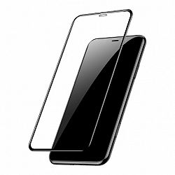 Baseus PET Soft 3D kijelzővédő üvegfólia  iPhone XS Max, fekete (SGAPIPH65-PE01)