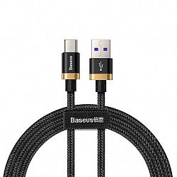 Baseus Purple Gold kábel USB / USB-C Quick Charge 3.0 1m, fekete 