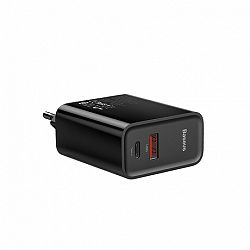 Baseus Speed PPS Quick Charger töltő USB / USB Type-C, fekete (CCFS-C01)