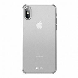 Baseus Wing Ultra Thin műanyag tok iPhone X/XS, fehér (WIAPIPH58-E02)