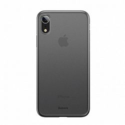 Baseus Wing Ultra Thin műanyag tok iPhone XR, átlátszó fekete (WIAPIPH61-E01)