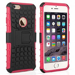Caseflex műanyag tok Kickstand Combo iPhone 6/6s Rózsaszín
