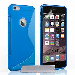 Caseflex szilikon tok S-Line Gel iPhone 6/6s Plus Kék