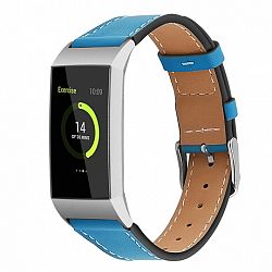 Fitbit Charge 3 Leather Italy (Large) szíj, Blue