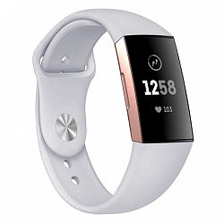 Fitbit Charge 3 Silicone (Small) szíj, Gray