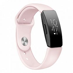 Fitbit Inspire Silicone (Small) szíj, Sand Pink