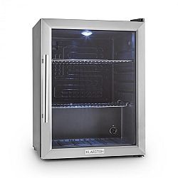 Klarstein Beersafe XL hűtőszekrény, 65 l, B osztály, üvegajtó, rozsdamentes acél