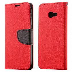 Könyv bőrtok Elegant Fancy Samsung Galaxy A3 2017 Piros