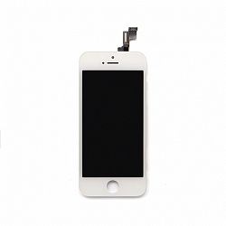 LCD kijelző Apple iPhone 5 + érintőpanel fehér OEM