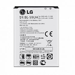 LG BL-59UH Li-Ion akkumulátor 2440 mAh, G2 Mini D620, bulk