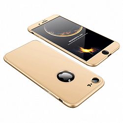 Műanyag tok 360 Full Body iPhone 7/8 navy arany