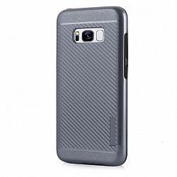 Műanyag tok Carbon Slim Armor Hybrid Samsung Galaxy S8 Plus Szürke