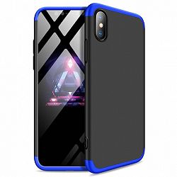 MG 360 Full body műanyag tok iPhone XS Max, fekete/kék