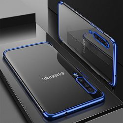 MG Clear Color Case szilikon tok Samsung Galaxy A50, kék