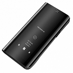 MG Clear View könyv tok Samsung Galaxy A8 2018 A530, fekete