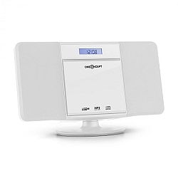 OneConcept V-13 BT, sztereó rendszer CD MP3 USB bluetooth rádióval, falra szerelhető
