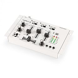Resident DJ DJ Auna TMX-2211 3-/2-csatornás keverőpult, fehér
