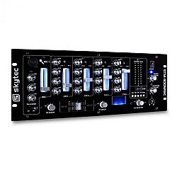 Skytec STM-3005REC, 4 csatornás DJ keverőpult, USB, MP3, REC, EQ