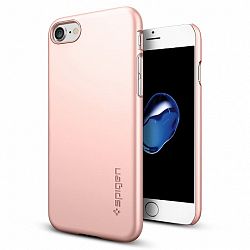 Spigen Thin Fit műanyag tok iPhone 7/8, rózsaszín