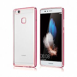 Szilikon tok Metalic Slim Huawei P10 Lite Rózsaszín