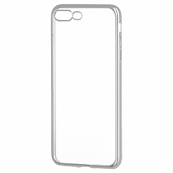 Szilikon tok Metalic Slim iPhone 7/8 Plus Ezüst