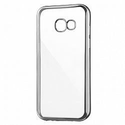Szilikon tok Metalic Slim Samsung Galaxy A3 2017 Ezüst