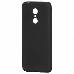 Szilikon tok Soft Matt Xiaomi Redmi 5 Plus / Redmi Note 5 (egy kamera) Fekete