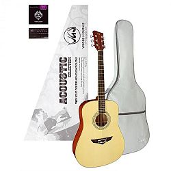 VGS Acoustic Selection Mistral Pack Gitarre Gigbag Stimmgerät