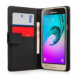 YouSave bőrtok Leather-Effect Wallet Samsung Galaxy J3 Fekete