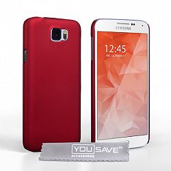 YouSave műanyag tok Hard Hybrid Samsung Galaxy S6 Piros