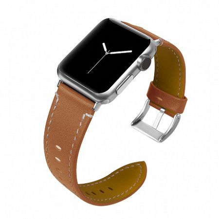 Apple Watch Leather Italy 38/40mm szíj, Brown