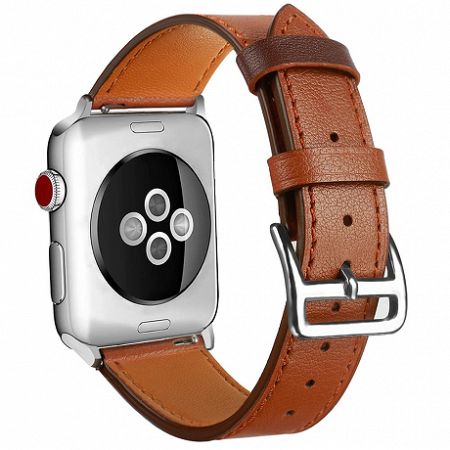 Apple Watch Leather Rome 38/40mm szíj, Brown