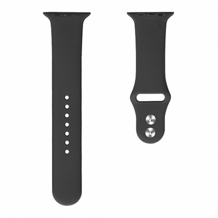 Apple Watch Soft Silicone 38/40mm szíj, Black