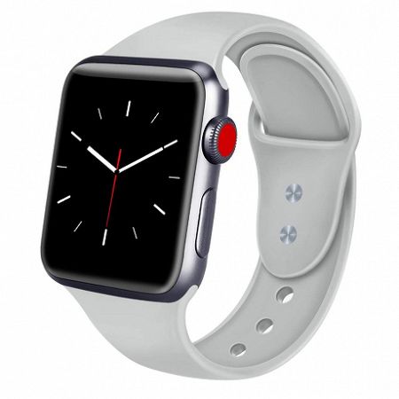 Apple Watch Soft Silicone 42/44mm szíj, Gray