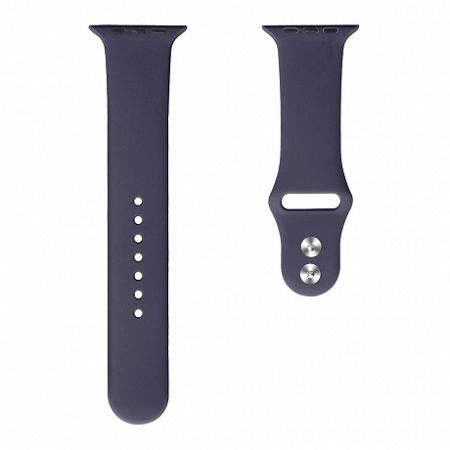 Apple Watch Soft Silicone 42/44mm szíj, Midnight Blue