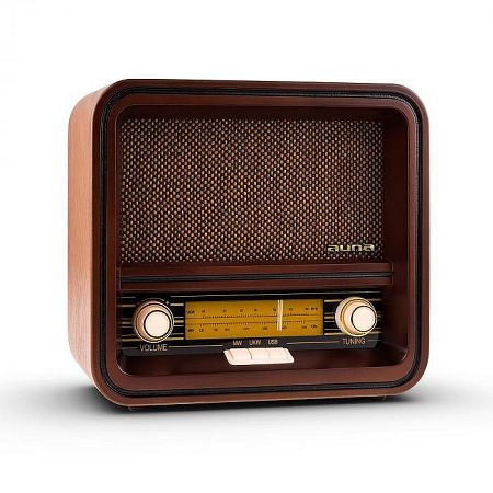Auna Belle Epoque 1901, retró rádió, nosztalgia rádió, FM, AM, USB, MP3