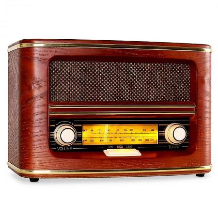 Auna Belle Epoque 1905 Retro-Radio retró rádió, AM, FM