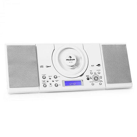 Auna MC-120 sztereó készülék, MP3/CD lejátszó, USB, fehér