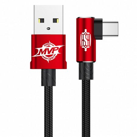 Baseus MVP kábel USB / USB-C 2m, piros 