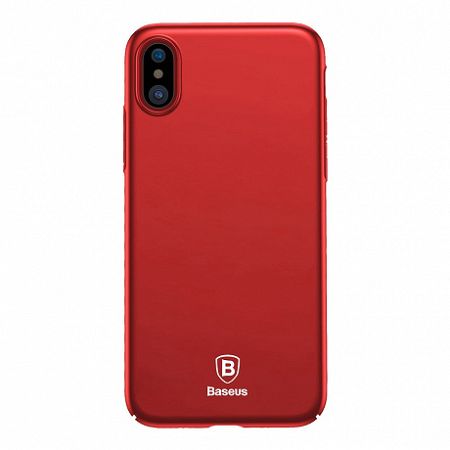Baseus Ultra Thin műanyag tok iPhone X/XS, piros
