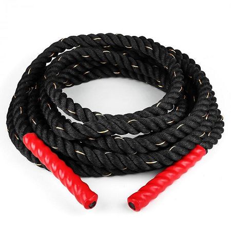 Capital Sports Klarfit Monster Rope, 12 m, 3,8 cm, nylon, kötél, piros